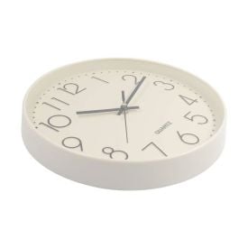Relógio De Parede Bege Havan Casa - 30cm