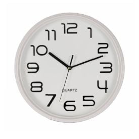 Relógio De Parede Com Branco Nuvem Havan Casa 30 Cm - Preto 