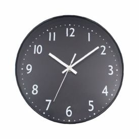 Relógio Preto De Parede Havan Casa - 30 Cm