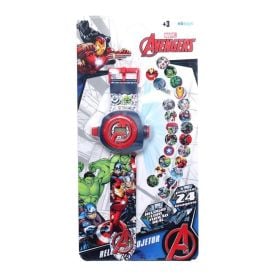 Relógio Projetor Avengers Etitoys - YD-1011
