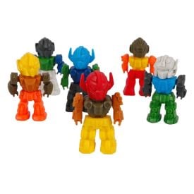 Conjunto com 10 Bonecos Robôs Havan Toys