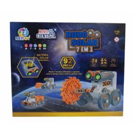 Kit Robô Solar 7 em 1 Novo Cientista Educativo Nettoy