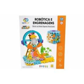 Blocos de Montar Rob&oacute;tica e Engrenagens Roda-Gigante Nettoy