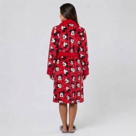 Roupão Adulto Unissex Disney Microfibra G - Mickey Vermelho