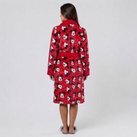 Roupão Adulto Unissex Disney Microfibra m - Mickey Vermelho