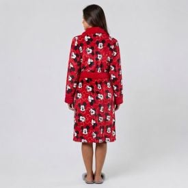 Roupão Adulto Unissex Disney Microfibra P - Mickey vermelho