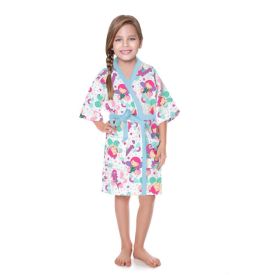 Roupão Infantil Felpudo m Estampado Lepper 1 Pç - Sonho Encantado Rosa