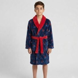 Roupão Infantil G Microfibra Disney - Spider Man