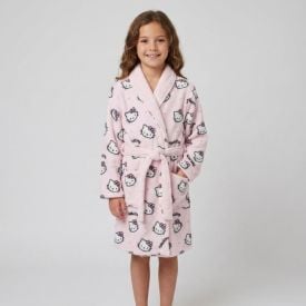 Roupão Infantil Hello Kitty m Sanrio - Hello Kitty