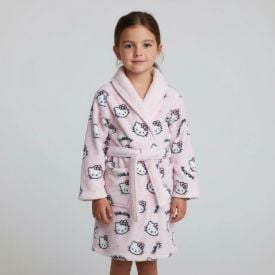 Roupão Infantil Hello Kitty P Sanrio - Hello Kitty