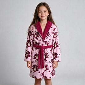 Roupão Infantil m Microfibra Disney - Lotso