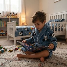 Roupão Infantil P Microfibra Disney - Mickey