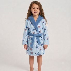 Roupão Infantil P Microfibra Disney - Stitch e Angel 2