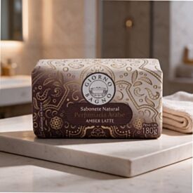 Sabonete Natural Giorno Bagno 180G - Amber Latte