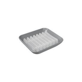 Saboneteira New Square Coza 10,3Cm - Cinza Médio 