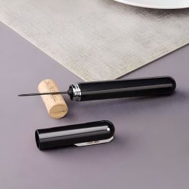 Saca Rolhas Pneumático Top Rio 20,5Cm - Preto