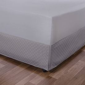Saia Box Queen Matelada Veste Fácil Havan Casa - Cinza