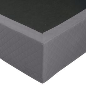 Saia Box Solteiro Matelada Veste Fácil Havan Casa - Cinza