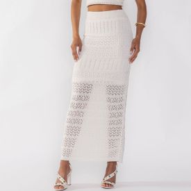 Saia Longa De Tricot Patricia Foster
