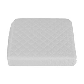 Saia para Cama Box Casal Matelassê Veste Fácil - Branca