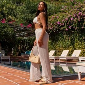 Saída de Praia Calça Em Tricot Camila Moretti