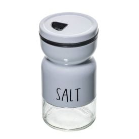 Saleiro de Vidro com Tampa 120Ml Lyor - Branco