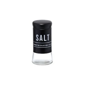 Saleiro De Vidro Manhattan Kauskraft 120 Ml - Preto 