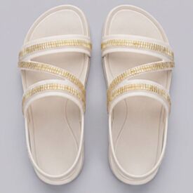 Sandália Ipanema Feminino Shine Off White/Bege