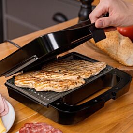 Sanduicheira Grill em Inox WAP WS750 com Aquecimento Rápido Speed Heat