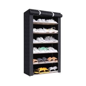 Sapateira 6 Andares 106Cm Clink - Preto