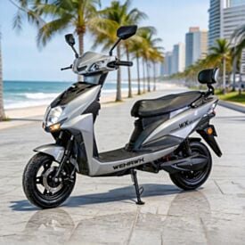 Scooter Eletrica Wehawk Wx-35 1000W Bateria 60V 20Ah Litio - Cinza