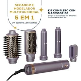 Secador de Cabelo Britânia 5 em 1 1300W Bivolt Bsc14a