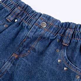 Short Clochard Infantil Menina 1 a 3 Anos Yoyo Kids Jeans