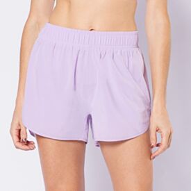 Short Fitness Feminino De Tactel Scream Lilas