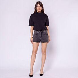 Short Jeans Feminino Sawary Preto