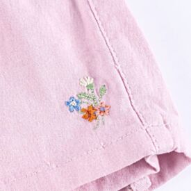 Short Saia Infantil Menina 4 a 10 Anos Marmelada Rose