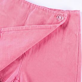 Short Saia Sarja Infantil Menina 1 a 3 Anos Yoyo Kids Rosa Fabula
