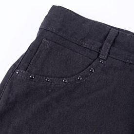 Short Sarja Juvenil Menina 12 a 16 Anos Marmelada Preto