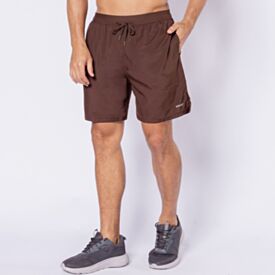Shorts Esportivo Masculino De Tactel Scream Marrom
