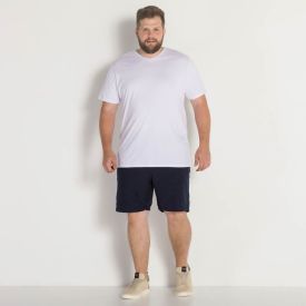 Shorts Plus Size Liso Marc Alain
