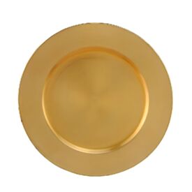 Sousplat Opala Plástico Lyor - Dourado