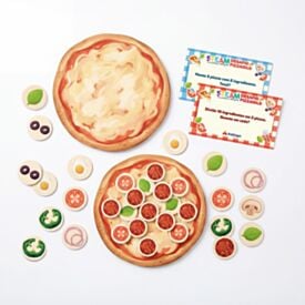 Jogo Steam Brincadeira Inteligente Desafio Pizzaiolo Xalingo 68 Peças