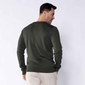 Suéter Masculino De Tricot Gola Redonda Marc Alain