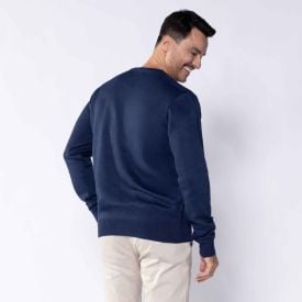 Su&eacute;ter Masculino De Tricot Gola V Marc Alain