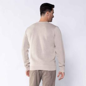 Suéter Masculino De Tricot Gola V Marc Alain