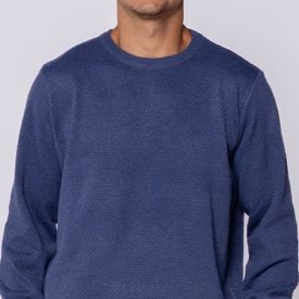 Suéter Masculino Em Tricot Com Textura Marc Alain