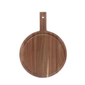 Tábua de Corte Acácia Havan Casa 33 cm - Redonda