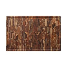 Tábua de Churrasco Stolf 58,5X38cm Madeira Teca Invertida