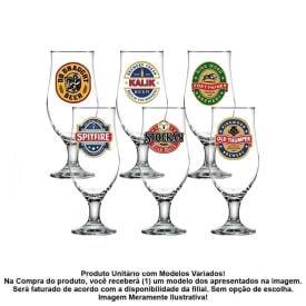 Ta&ccedil;a Cerveja Royal Beer Happy Hour 340Ml Ruvolo - Vidro