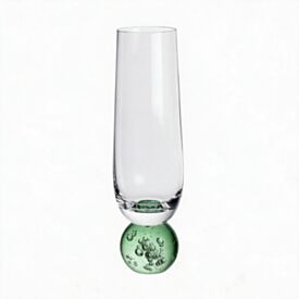 Taça para Champagne Milano de Vidro 300Ml Hauskraft - Verde